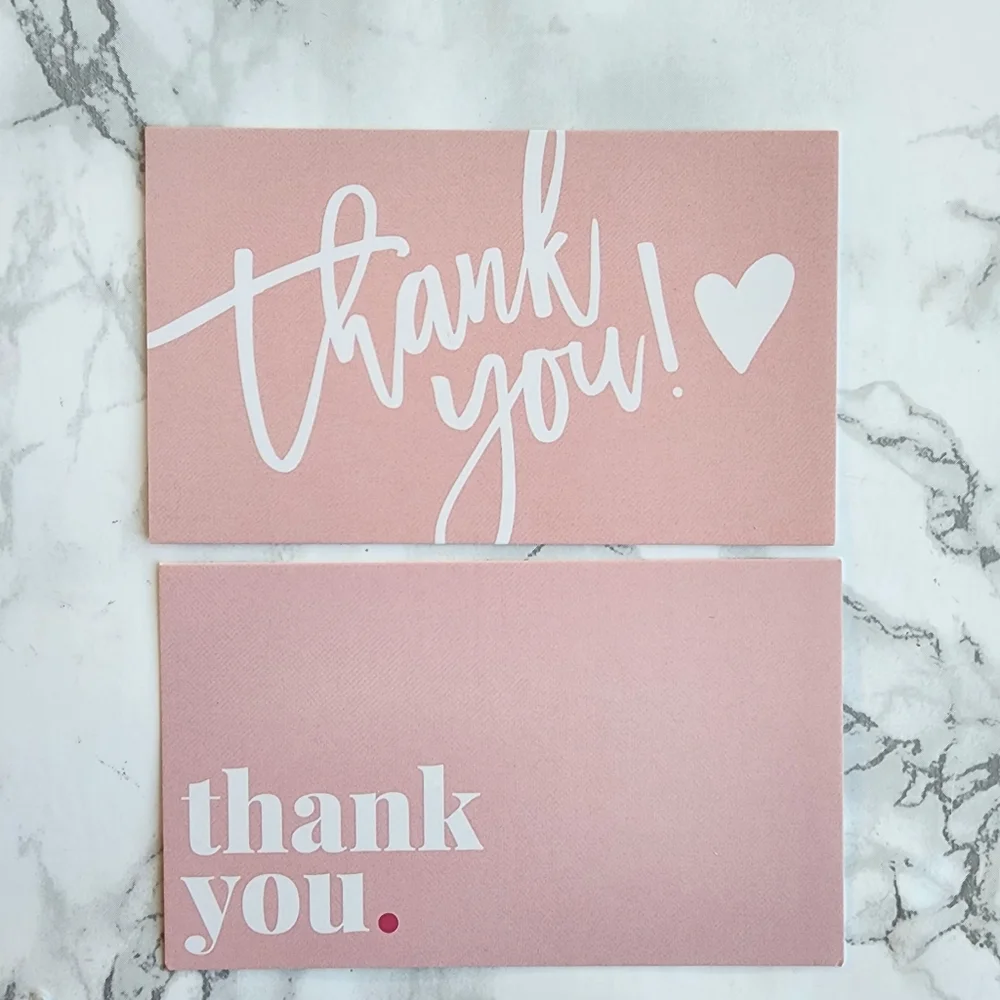 50 pc Thank You Business Cards